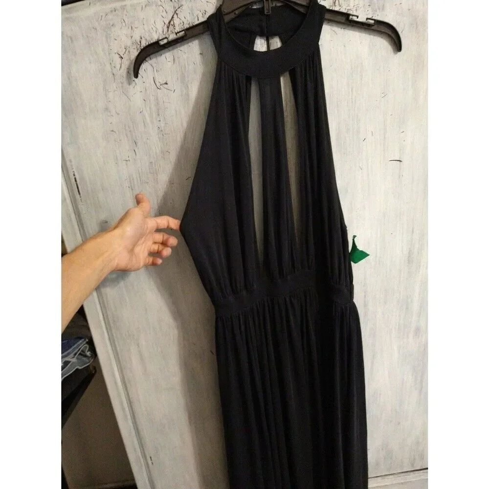 Free people Maxi Dress gray small Boho Feminine Cottage Core